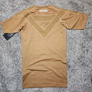 DFND Active Ax Compression Shirt Mens Large Coyote Brown Made in USA NWT